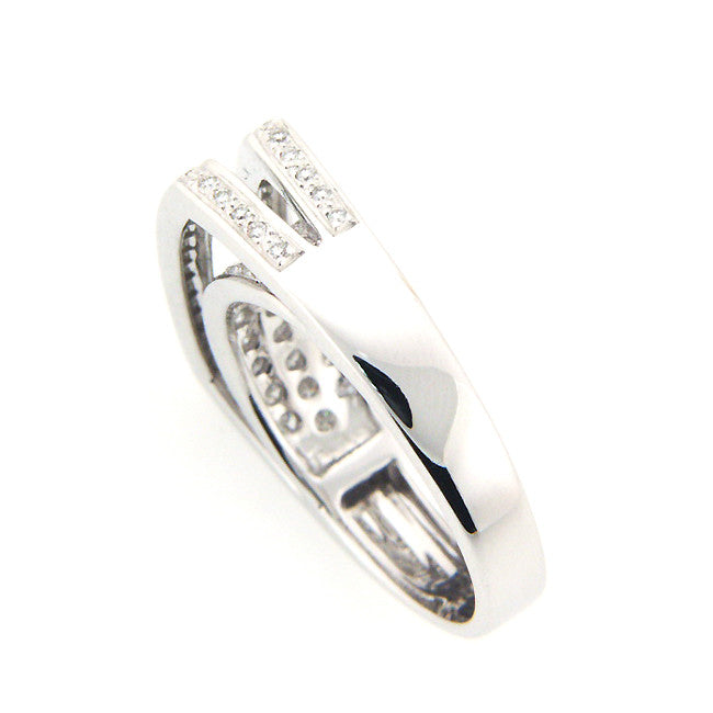 18K White Gold Pave Set Diamond Ring Band (0.68 ct. tw.)