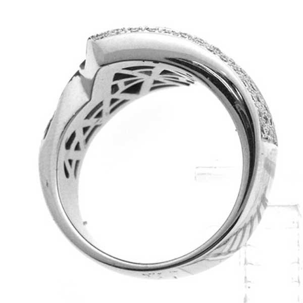 18K White Gold Diamond and Champagne Diamond Ring (0.78 ct. tw.)